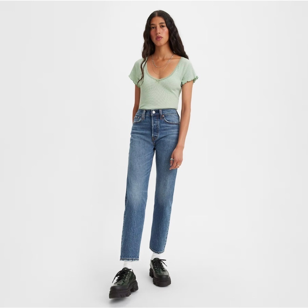 Levi's Sz 25 "Big E" PREMIUM Wedgie Reproduction NWT